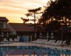 Tramonto in piscina
